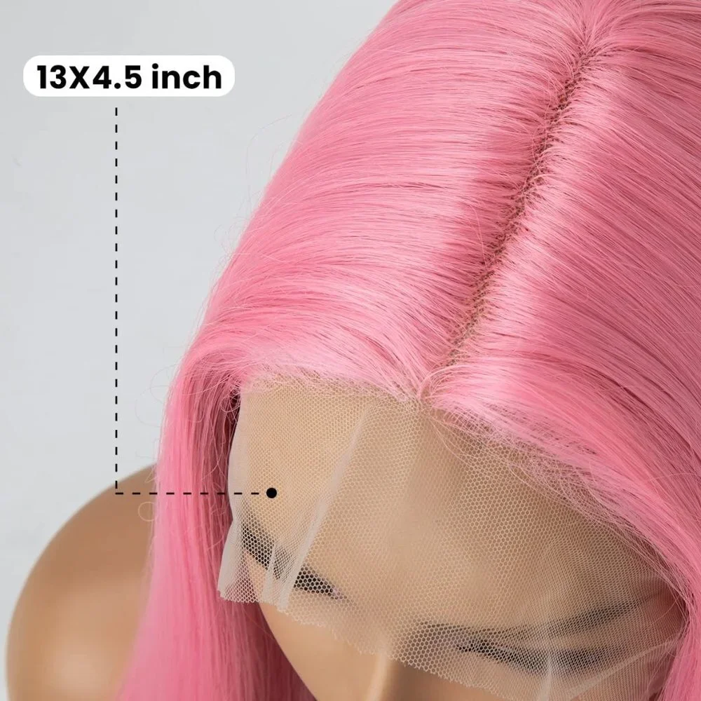 Long Silky Straight Lace Front Wigs